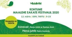 Read more about the article EDASI LÜKATUD 21. MAILE! Tule saame kokku Tartus Maalehe Eakate festivalil!